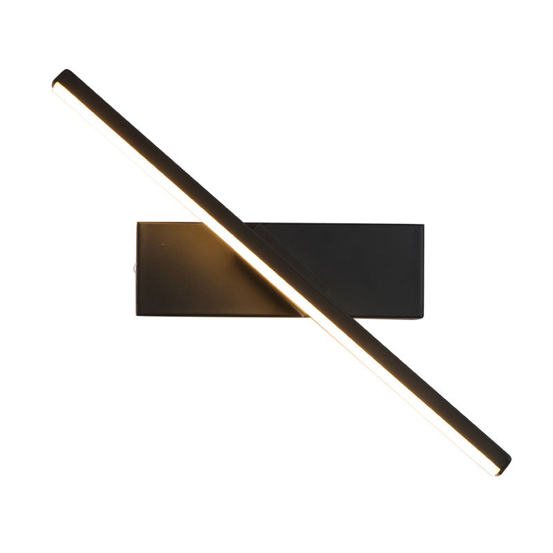 Personality Bedroom Nordic Modern Minimalist Creative Staircase Aisle Living Room Rotating Wall Lamp