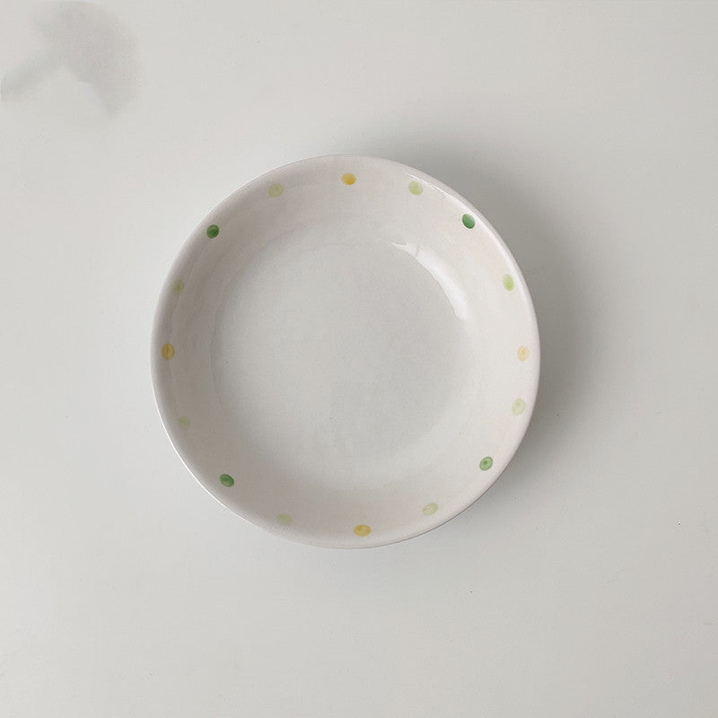 Dot Ceramic Plate Set