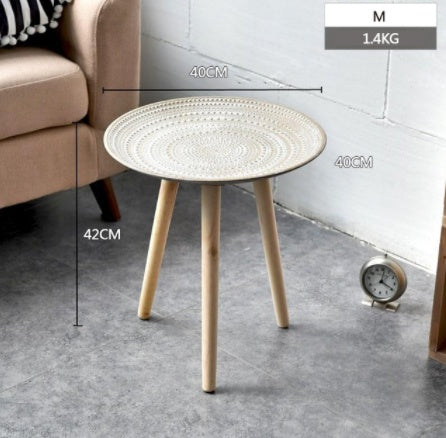 Decoration Nordic Home Modern Style Table Bedroom Table Small Decoration Sofa Simple Side Creative Round Coffee Table Living Room