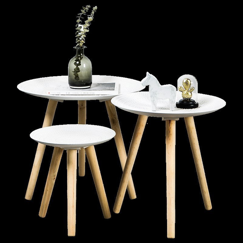 Decoration Nordic Home Modern Style Table Bedroom Table Small Decoration Sofa Simple Side Creative Round Coffee Table Living Room