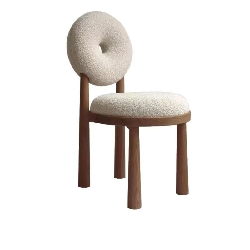 Berber Fleece Chair Home Dining Room Dining Chair Nordic Designer Chair Armchair Desk Chair Make-up Chair Cosmetic Chair