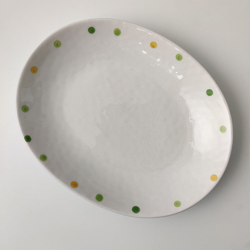 Dot Ceramic Plate Set